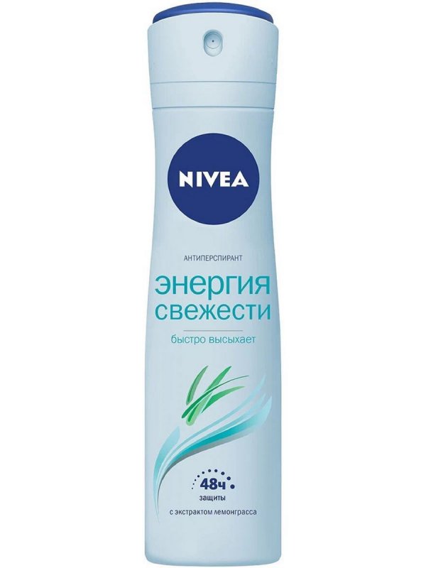 АНТИПЕРСПИРАНТ NIVEA ЭНЕРГИЯ СВЕЖЕСТИ 150мл.