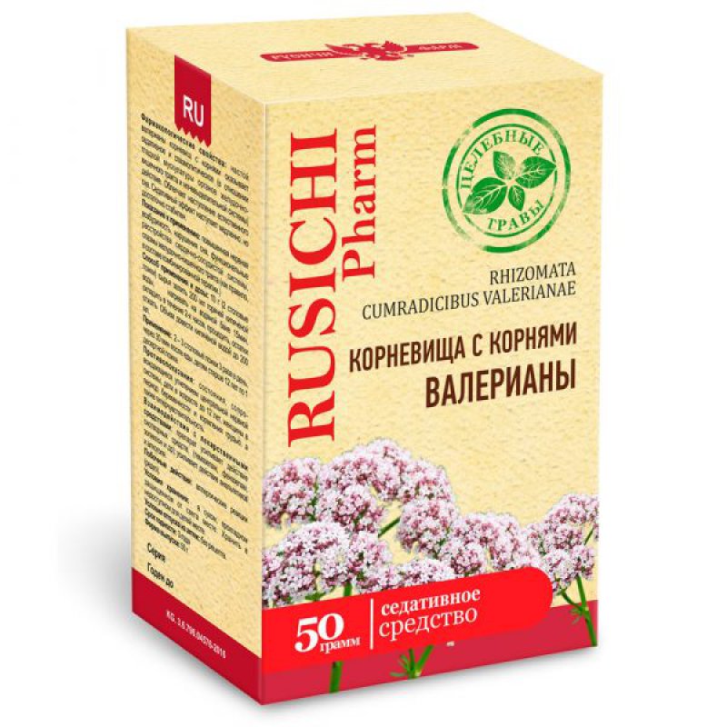 ВАЛЕРИАНЫ КОРНИ 50гр 