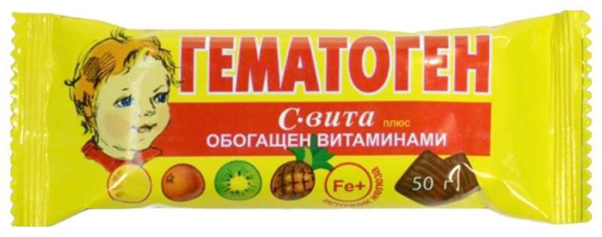 ГЕМАТОГЕН С-ВИТА ПЛЮС 50гр