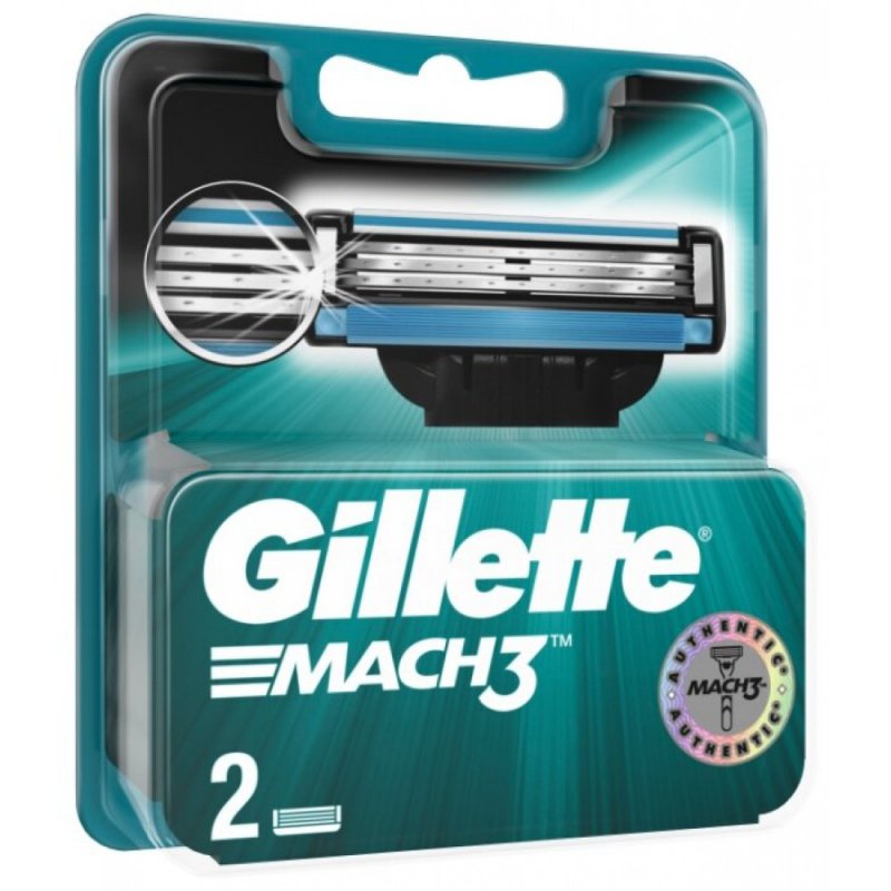 КАРТРИДЖ GILLETTE MACH3 ДЛЯ БРИТЬЯ 2ШТ