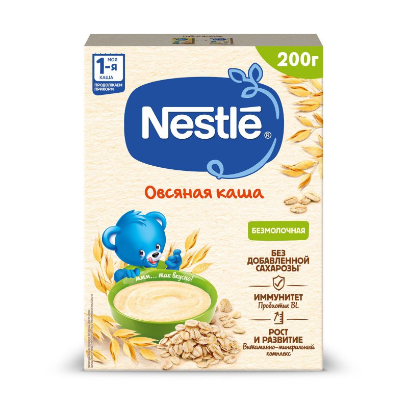 КАША NESTLE ОВСЯНАЯ 200г